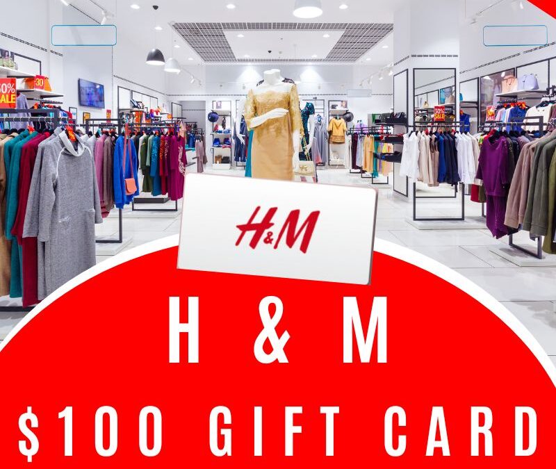 H&M $100 Gift Card Giveaway