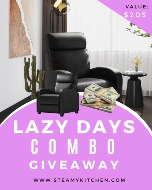 lazy days combo recliner chair plus $75 cash giveaway 