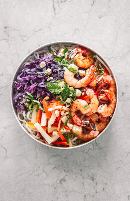 Vietnamese Shrimp Noodle Bowl Recipe