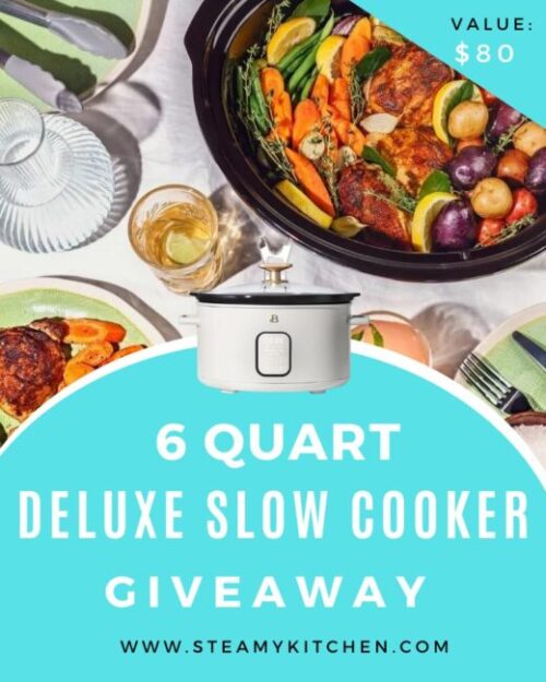 beautiful 6 quart programmable slow cooker giveaway