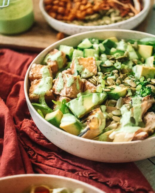 Green Goddess Tofu Bowl Recipe