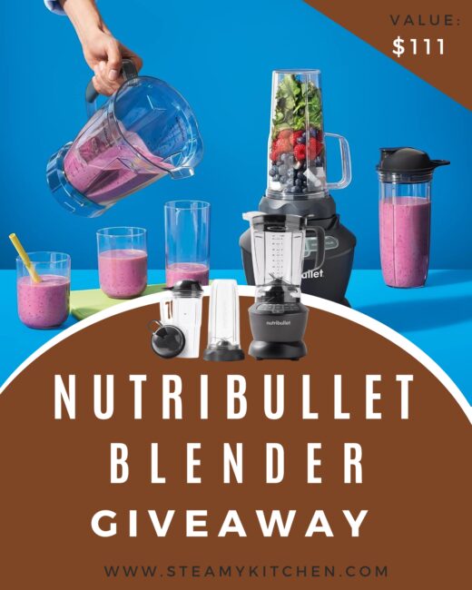 Nutribullet Blender GiveawayEnds in 72 days.