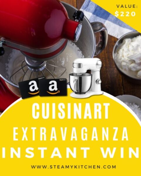 CuisinArt Extravaganza Instant Win • Steamy Kitchen Recipes
