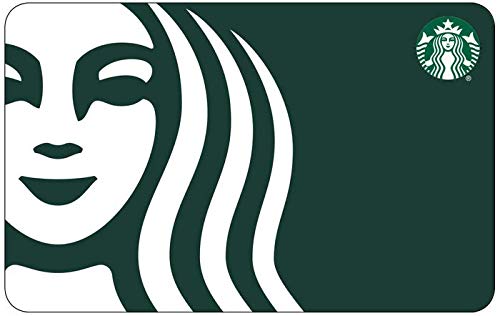 A vibrant green Starbucks Gift Card featuring the iconic mermaid face logo, representing a world of delightful coffee experiences.
