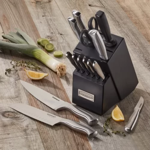 CuisinArt 15 Piece Knife Set black