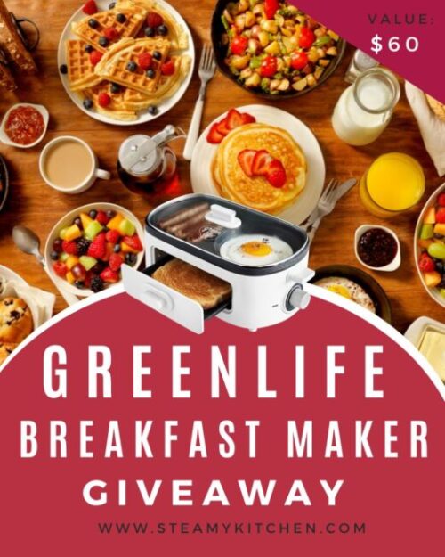 GreenLife Breakfast Maker Station Giveaway • Steamy Kitchen Recipes  Giveaways