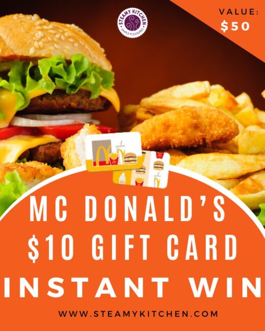 McDonalds Gift Card Instant WinEnds in 58 days.