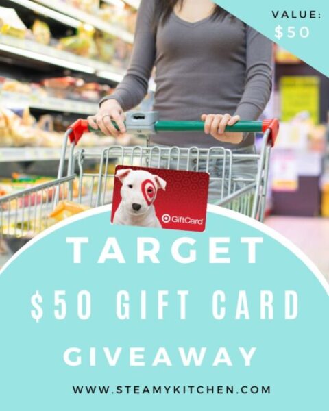 $50 Target Gift Card Giveaway • Steamy Kitchen Recipes Giveaways