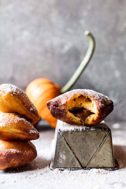 how could anything pumpkiny and made with Nutella + fried dough not be delicious?