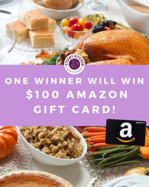 Abundant Amazon $100 Gift Card Giveaway • Steamy Kitchen Recipes