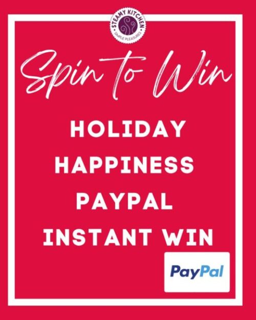 holiday happiness paypal instant win spin
