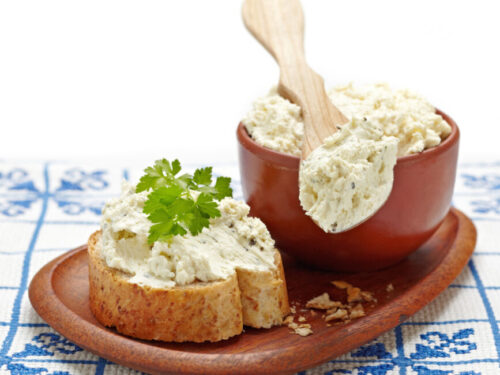 A dip made of cream cheese