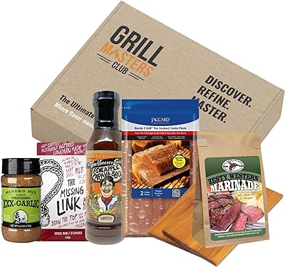 Grill Masters Box with box, spices and rubs