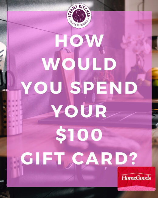 kitchen upgrade $100 home goods gift card how to spend