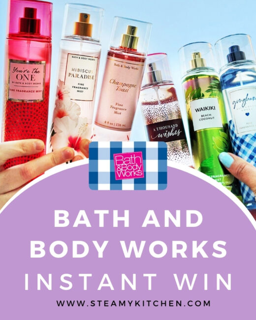 $10 bath and body works instant win
