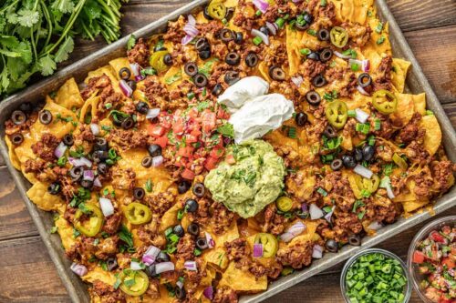 Ultimate Nacho Recipe by Rachel and Caytlin of The Stay At Home Chef