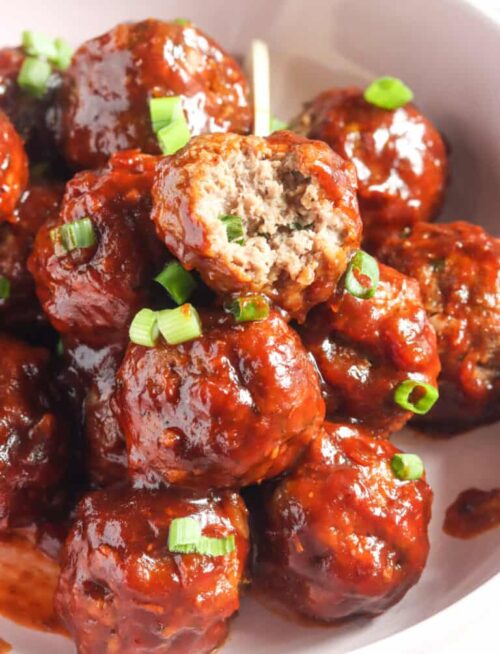 BBQ Meatballs will take your Super Bowl Sunday to the next level