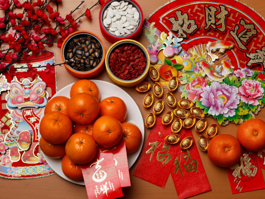 lucky Chinese New Year foods