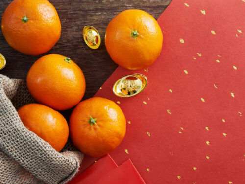 Chinese New Year tangerines