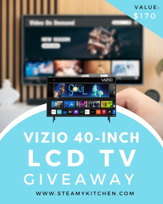 VIZIO 40-Inch TV Giveaway Ends in 87 days.