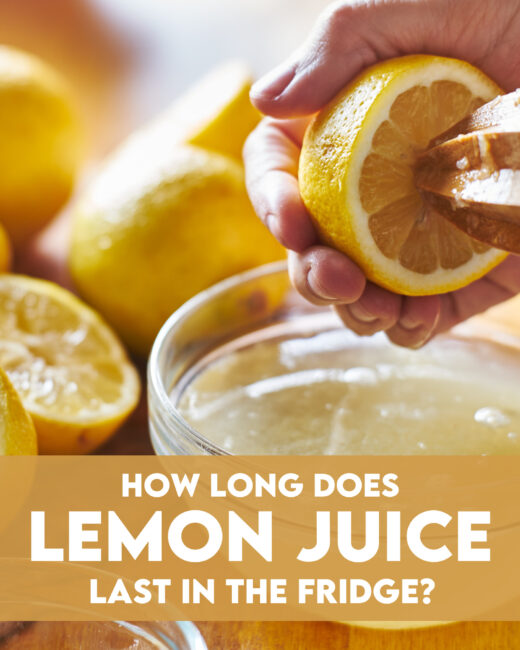 How Long Does Lemon Juice Last in the Fridge?