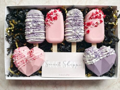 Purple & Pink Valentine's Day Cakesicle Set