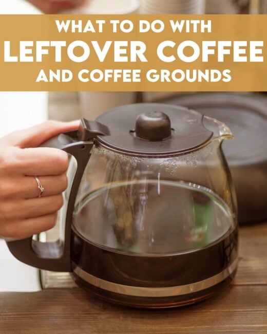 What to do with leftover coffee and coffee grounds