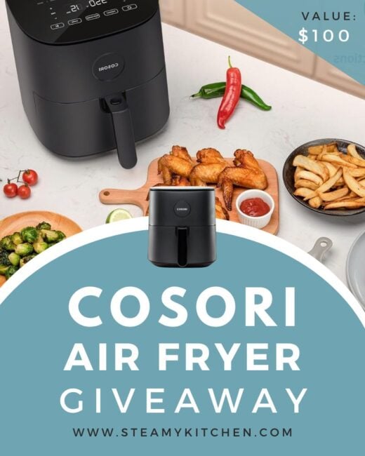 Cosori Air Fryer GiveawayEnds in 81 days.