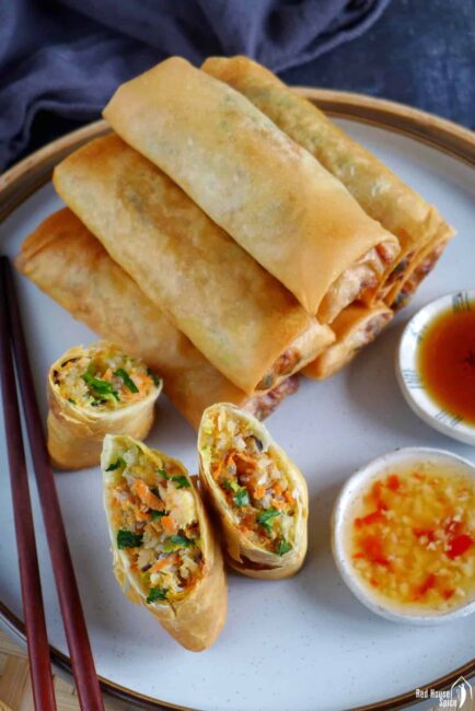 Air Fryer Spring Rolls