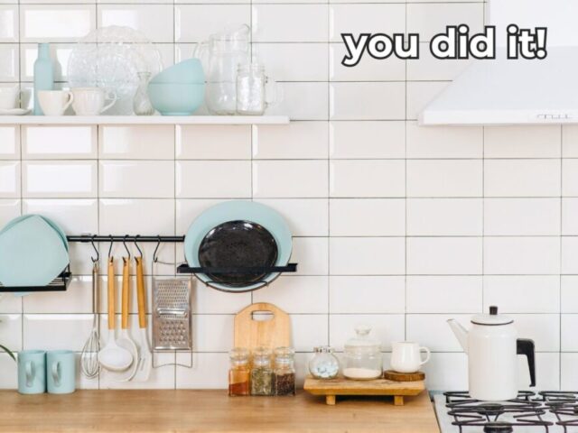 A clean kitchen!