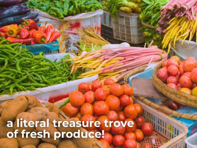 A treasure trove of fresh produce