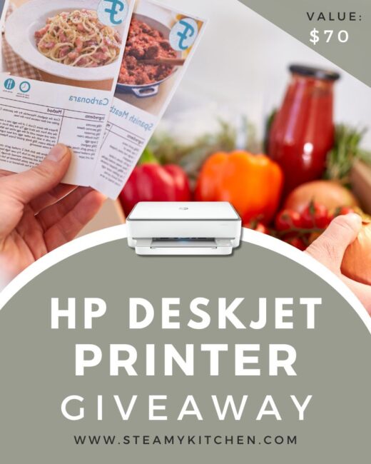 HP DeskJet Printer Giveaway Ends in 76 days.