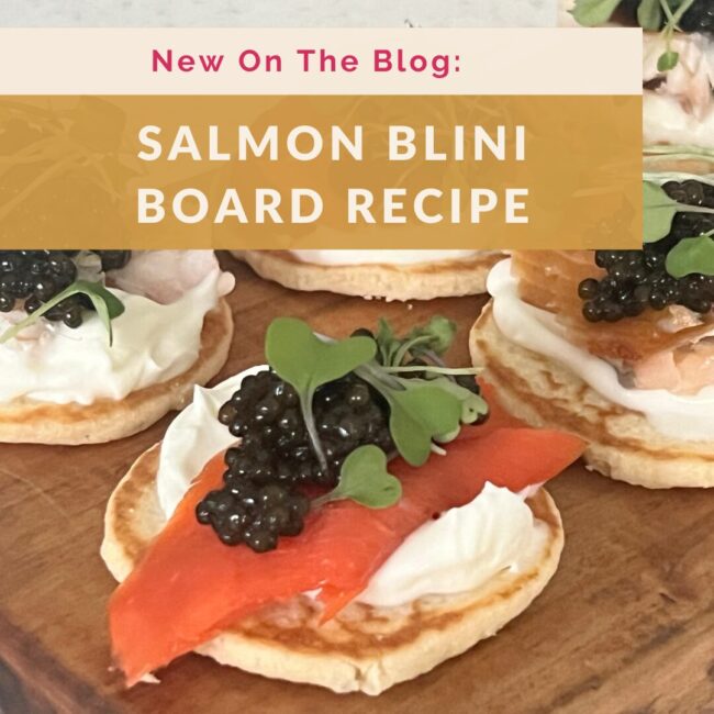 salmon blini board recipe sidebar ad