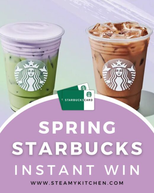 Spring Starbucks Instant WinEnds in 72 days.