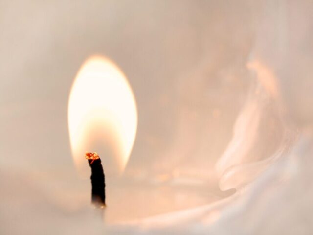 A small flame