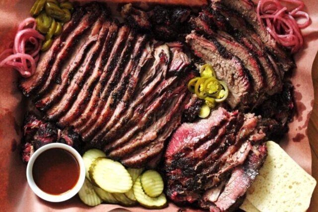Texas Style Smoked Beef Brisket by Susie of Hey Grill, Hey