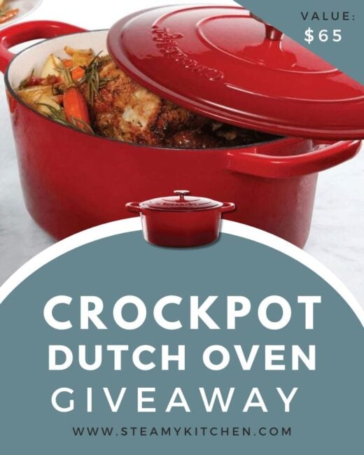 CrockPot Artisan Cast Iron Dutch Oven GiveawayEnds in 90 days.