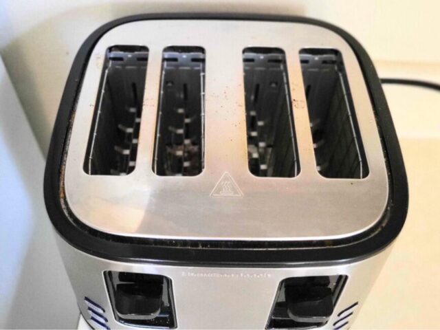 Top of the toaster