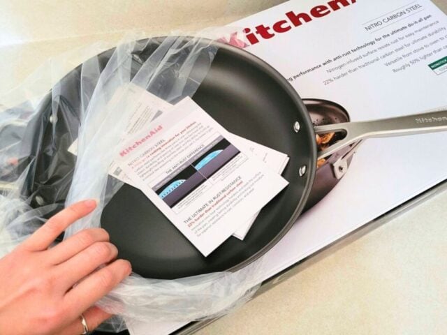 KitchenAid NITRO Carbon Steel Pan Unboxing 2