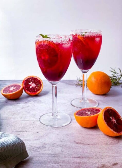 Blood Orange Mocktail by Tahemeem of Blissful Bites By Tay