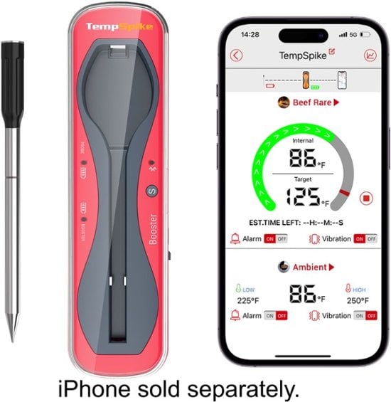 ThermoPro TempSpike Bluetooth Smart Food Meat Thermometer