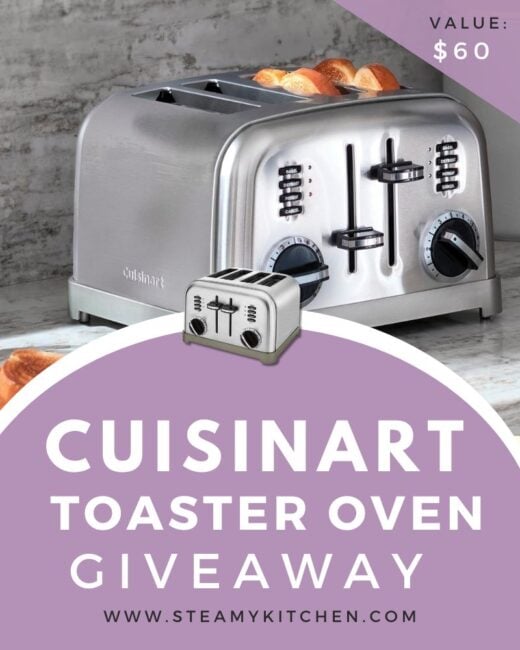 Cuisinart 4 Slice Toaster Oven GiveawayEnds in 21 days.