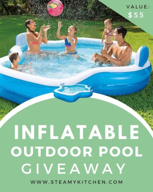 Inflatable Family Outdoor Pool Giveaway Ends in 3 days.