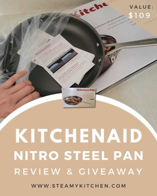 KitchenAid Nitro Carbon Steel Pan Review and Giveaway Ends in 28 days.