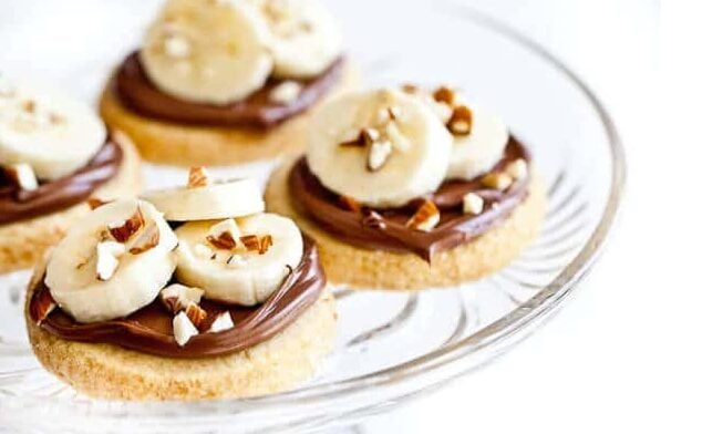 shortbread cookies with nutella