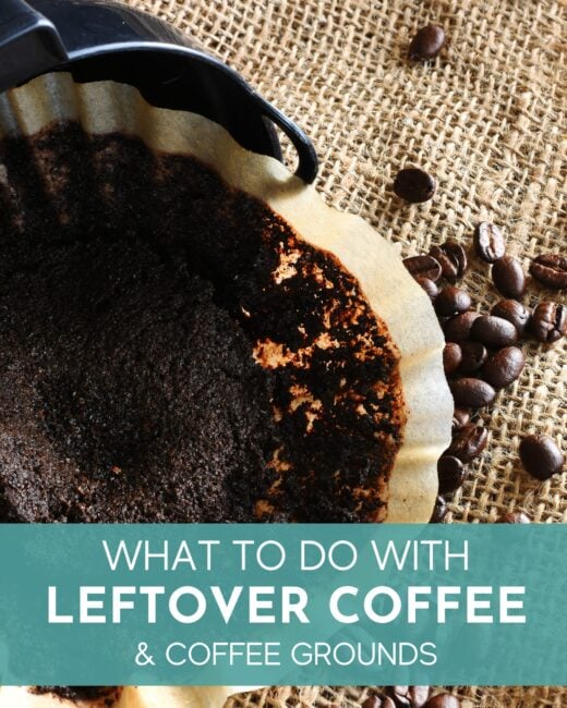 What to Do with Leftover Coffee & Coffee Grounds