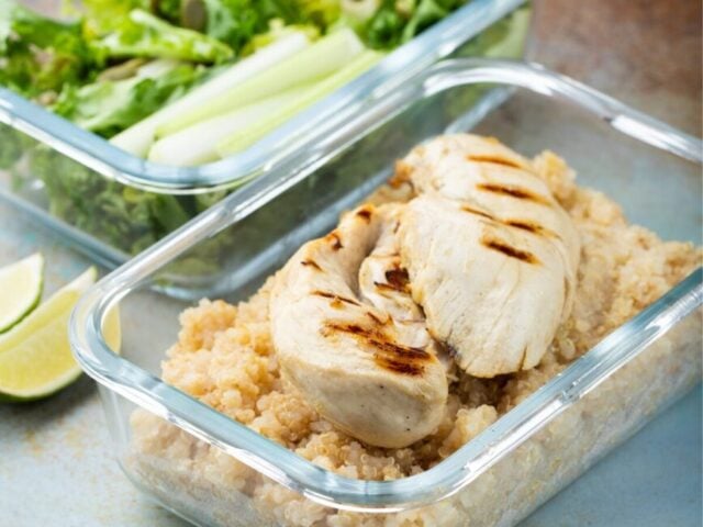 chicken and rice meal prep