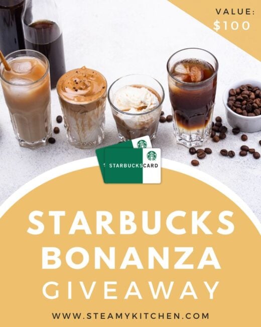 Starbucks Bonanza GiveawayEnds in 16 days.