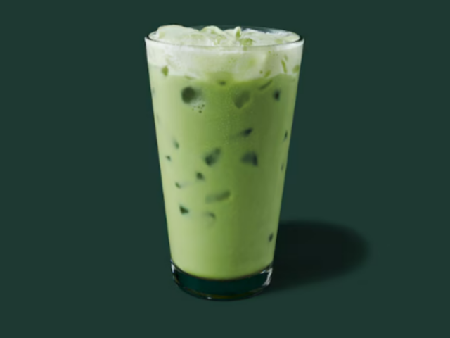 starbucks iced matcha latte