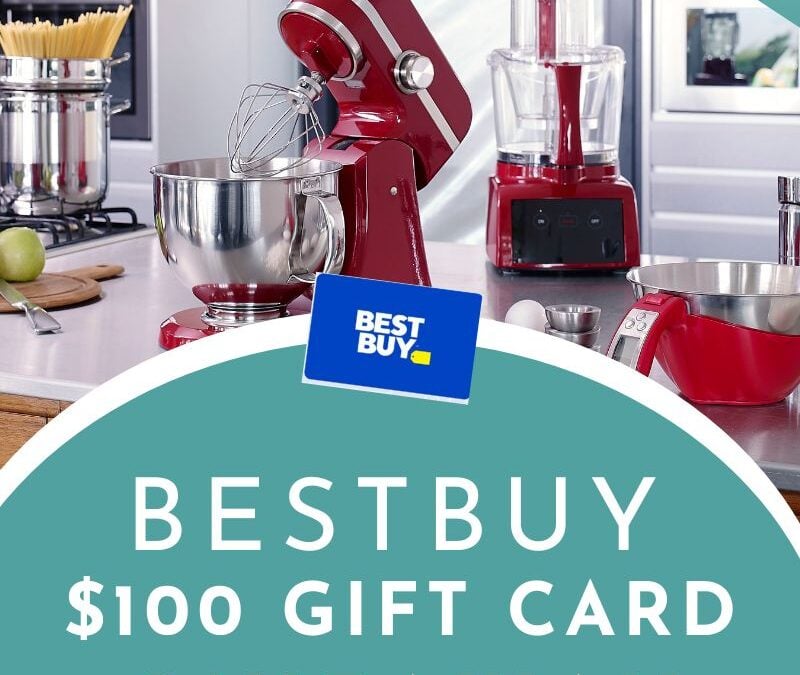 $100 Best Buy Gift Card GiveawayEnds in 31 days.